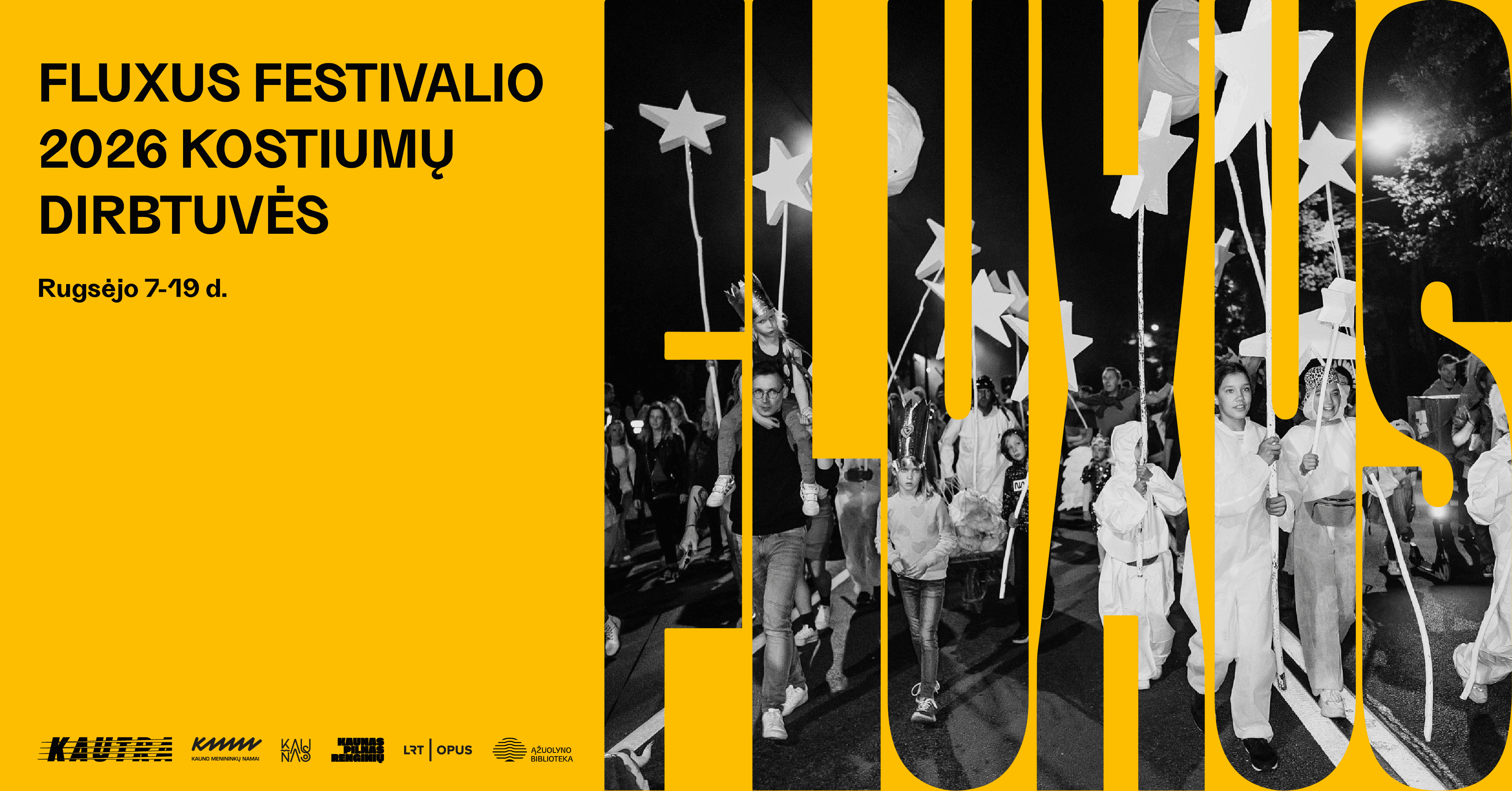 FLUXUS festivalio 2026 kostiumų dirbtuvės