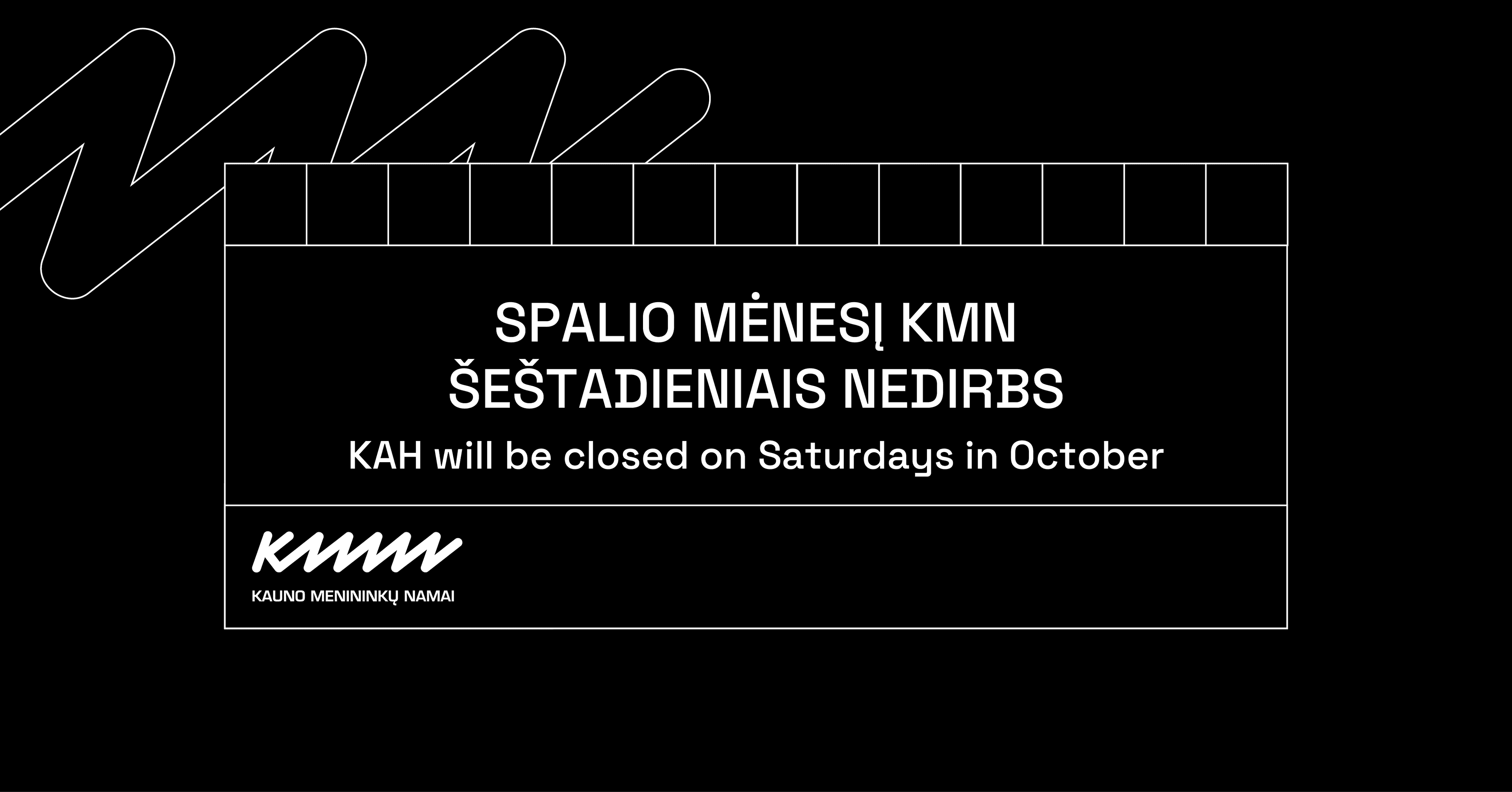 DĖL VIDAUS REMONTO DARBŲ KMN ŠEŠTADIENIAIS NEDIRBS