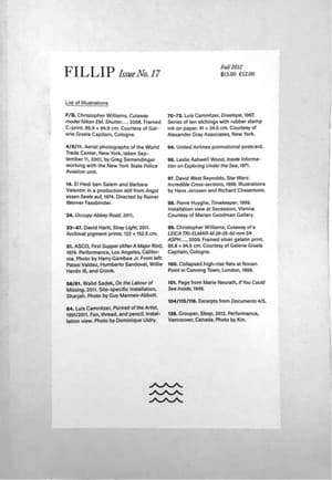 Fillip, Issue No. 17, Fall 2012