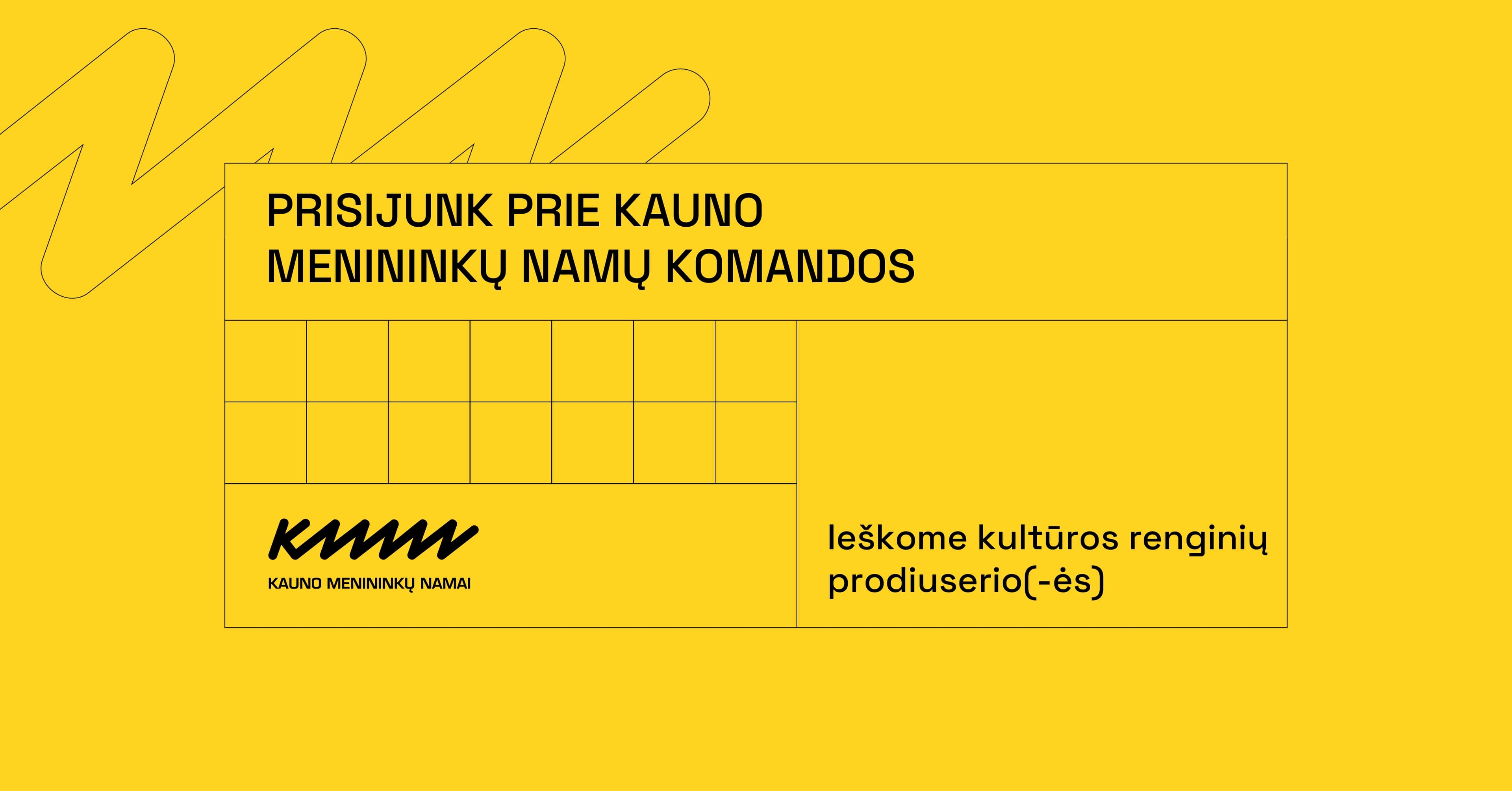 Kviečiame kultūros renginių prodiuserį(-ę) prisijungti prie Kauno menininkų namų komandos!