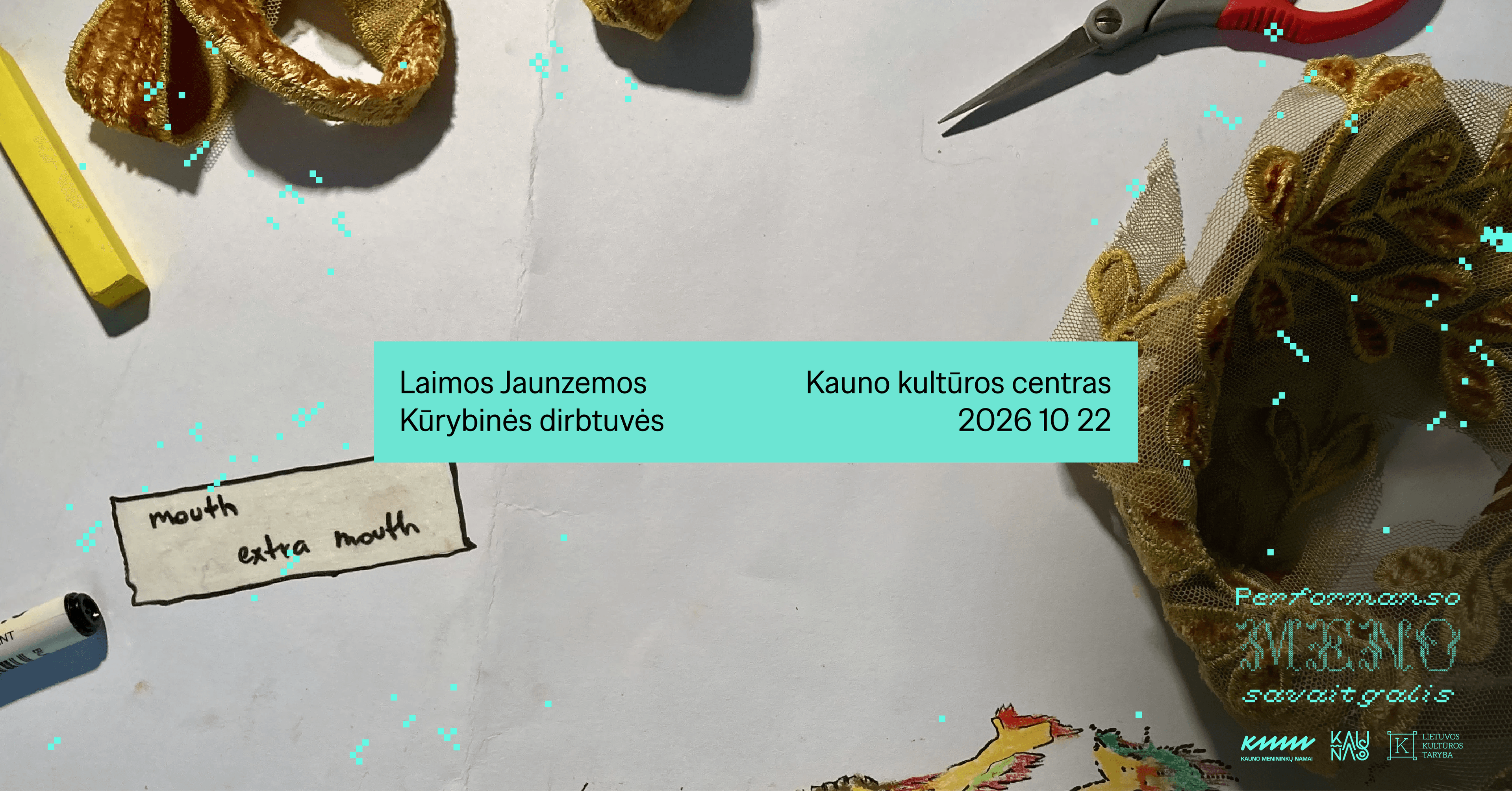 EXTRA MOUTH: workshop with Lizard Woman ⋅∵⋅⋰ LAIMA JAUNZEMA ⋅∵⋅⋰ PERFORMANCE ART WEEKEND 2026