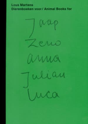 Animal Books For Jaap Zeno Anna Julian Luca