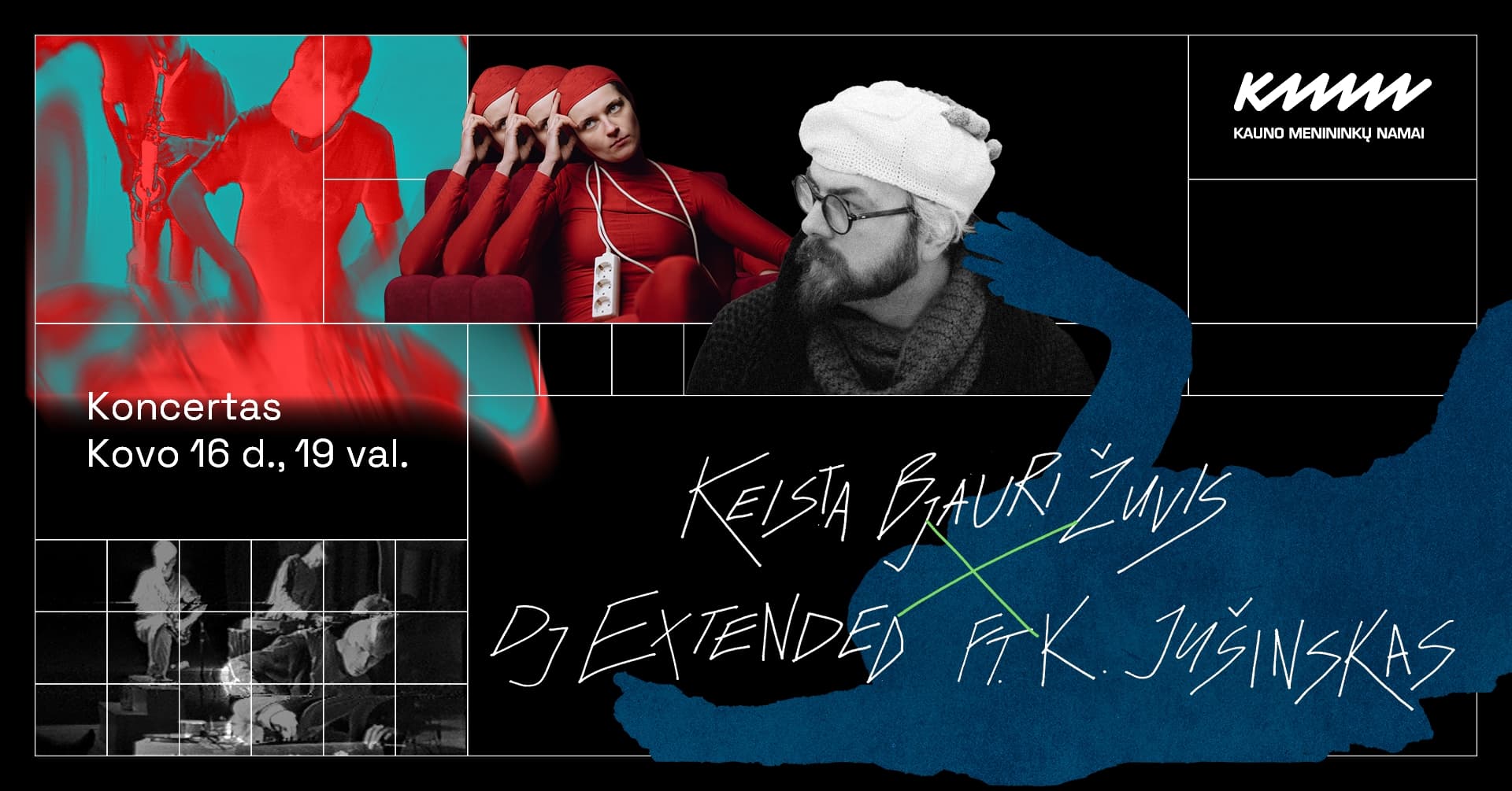 Keista Bjauri Žuvis x DJ Extended ft. K. Jušinskas | Concert